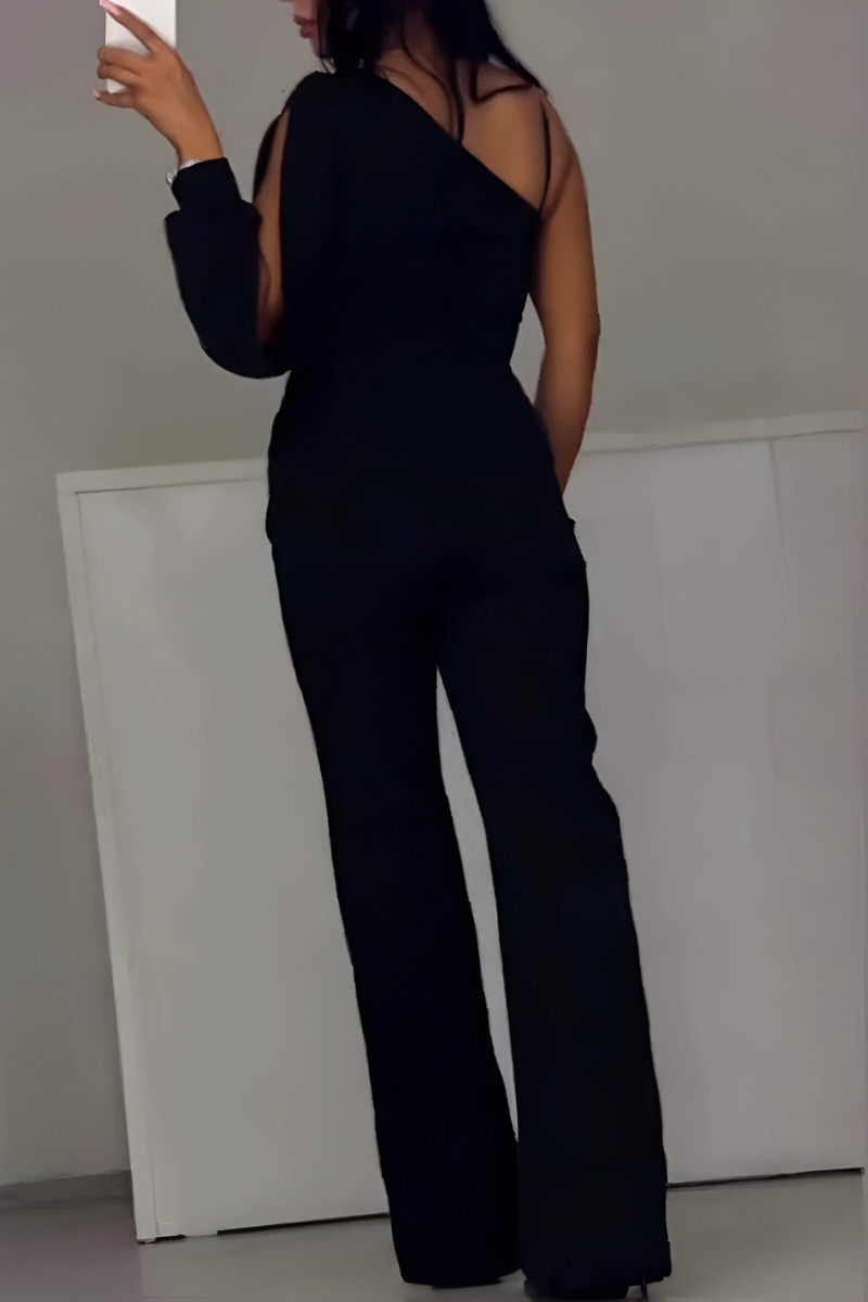 Moderner Jumpsuit mit weitem Bein für Frauen | Fiora