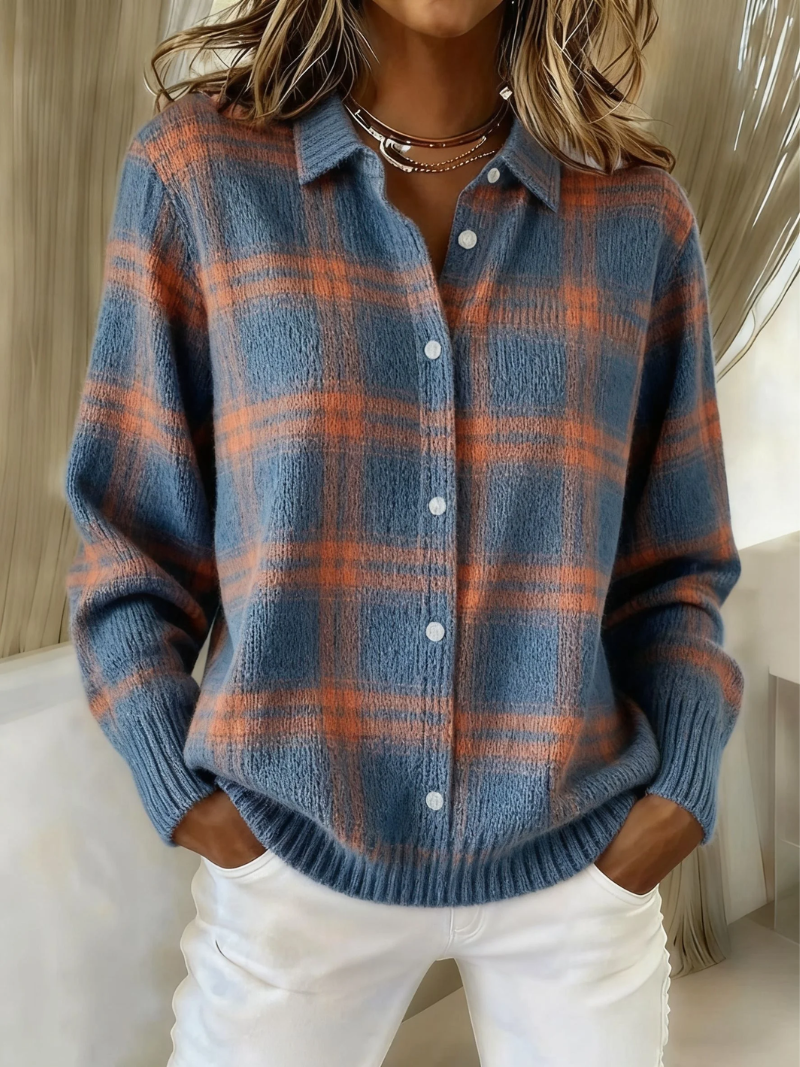 Eleganter Buttoned Sweater für Damen | Miravel