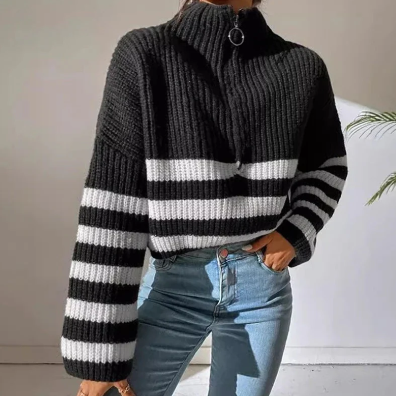 Bequemer urbaner Pullover für Damen im modernen Stil