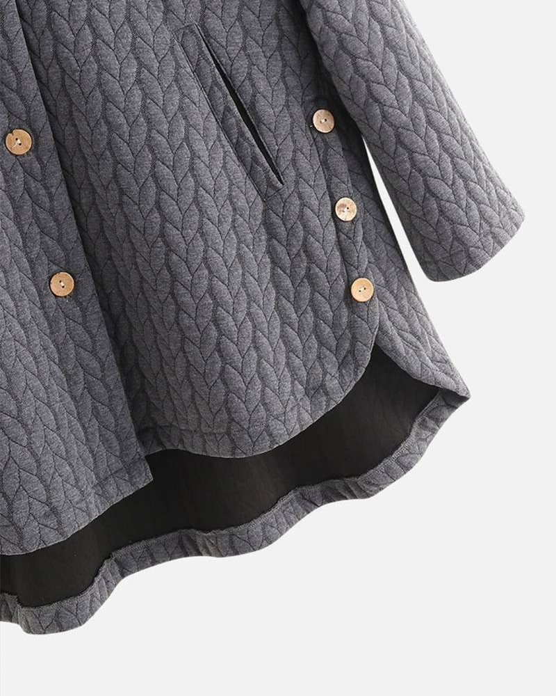 Damen bequeme Kapuzenjacke im modernen und lässigen Stil