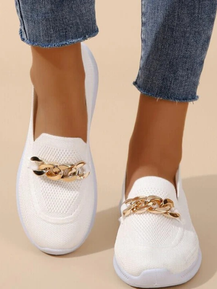 Damen elegante atmungsaktive Schuhe in stilvollem Design für warme Tage