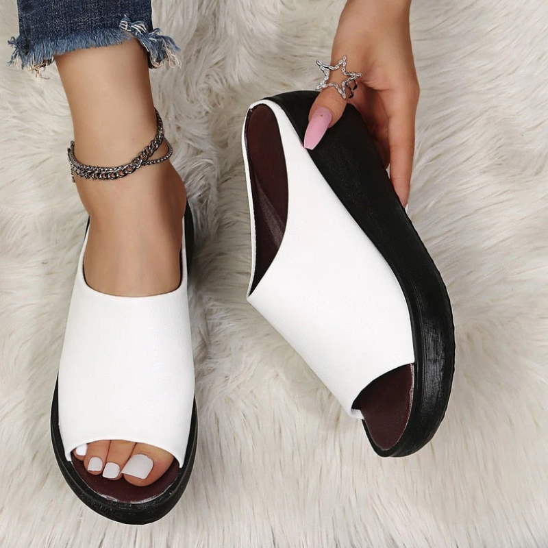 Damen elegante Plateausandalen mit moderner Plateauform für stilvolle Auftritte