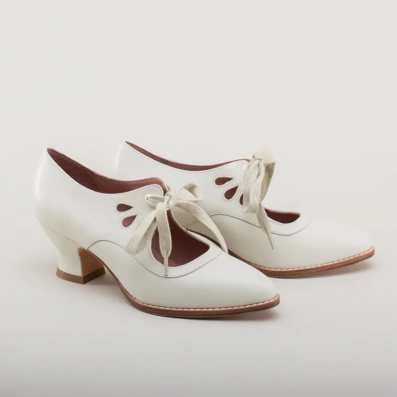 Damen elegante Vintage Schuhe mit Absätzen für stilvolle und feminine Outfits