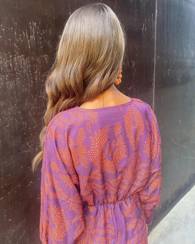 Damen elegantes langärmliges Kleid für stilvolle und vielseitige Outfits