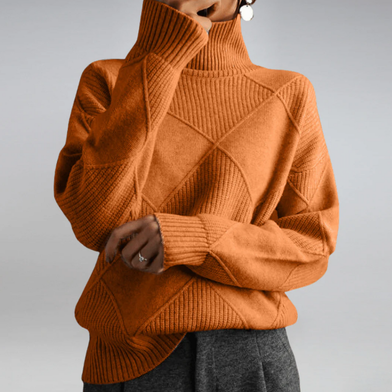 Damen gemütlicher Pullover in zeitlosem Design