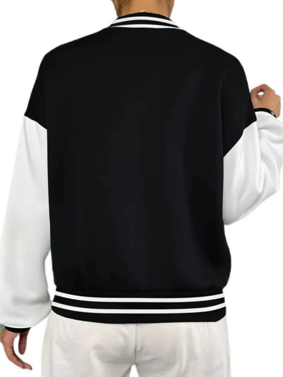 Damen klassische Bomberjacke mit zeitlosem Design und komfortablem Schnitt