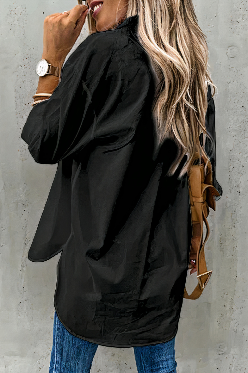 Damen lässige luftige Bluse mit lockerer Passform für Alltag und warme Tage