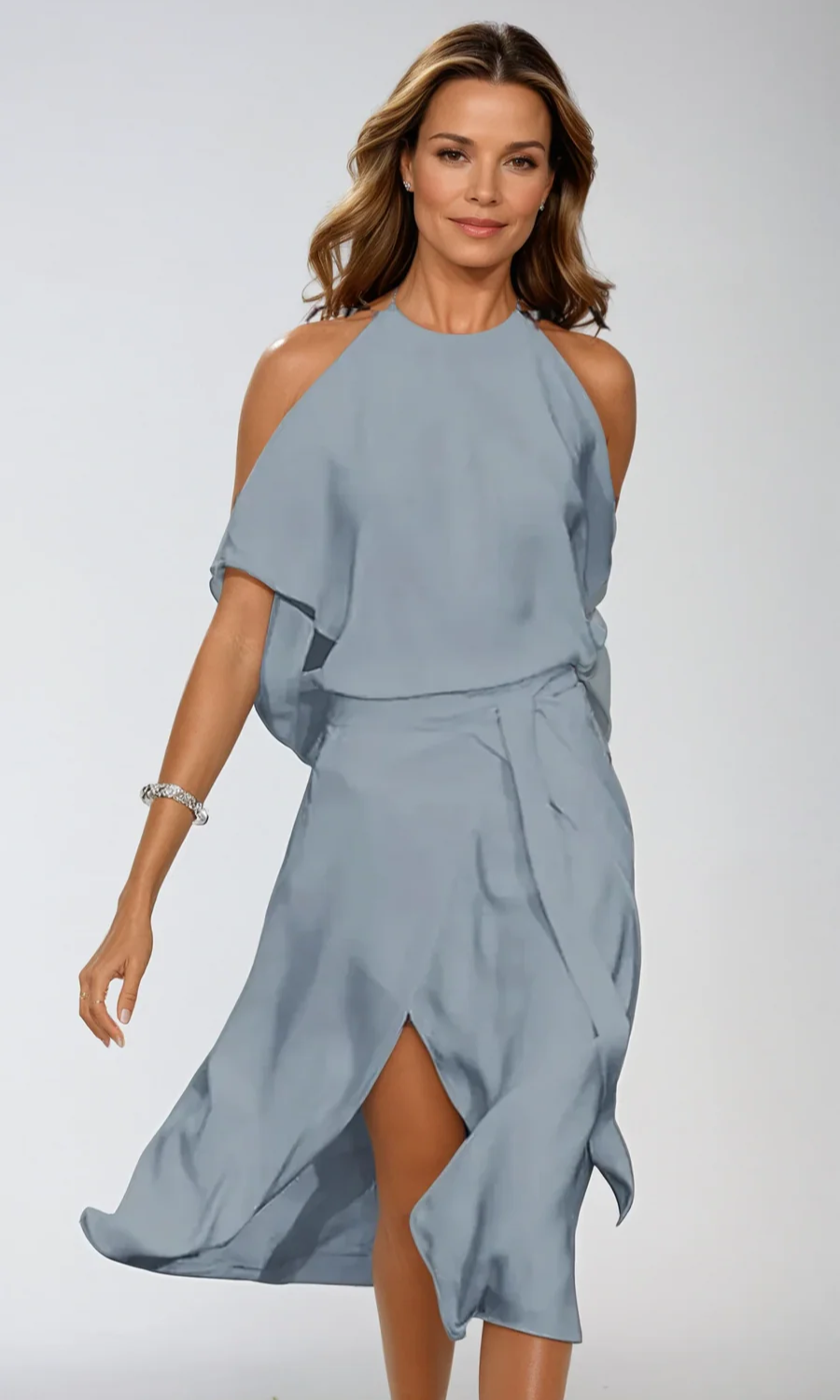 Damen stylisches Sommerpartykleid für elegante und schwungvolle Sommerabende