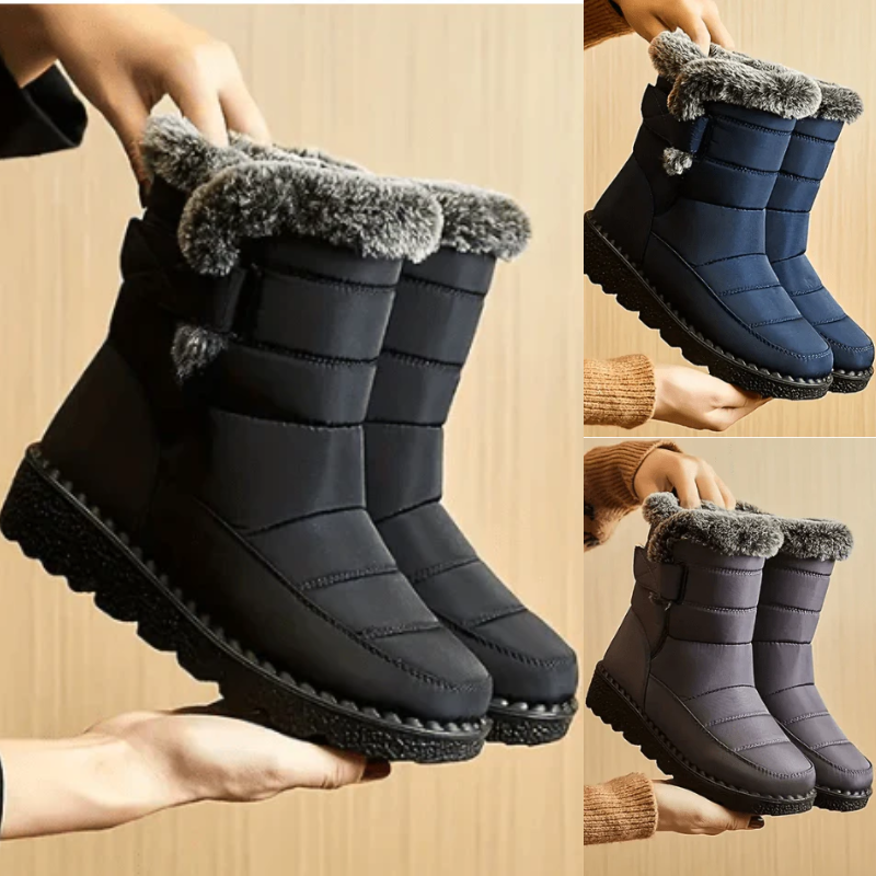 Damen warme und bequeme Winterstiefel mit elegantem Design für stilvolle Wintertage.