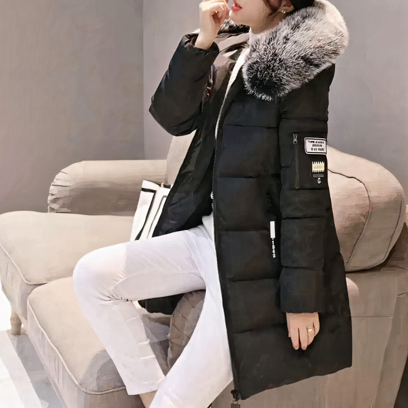 Damen warmer stilvoller Parka in elegantem Design