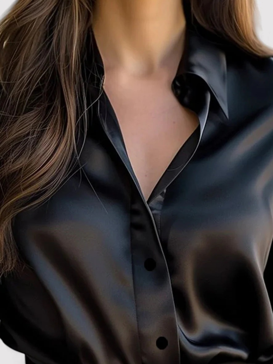 Edles formelles Damenhemd mit klassischer Passform für Büro und Veranstaltungen