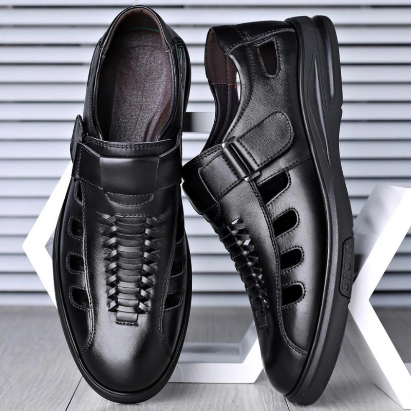 Elegante stützende Sandalen für Herren mit offenem Design für warme Tage