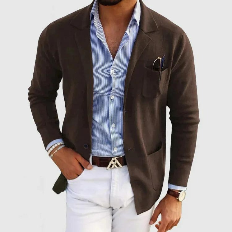 Eleganter Freizeitblazer für Herren in stilvollem Design