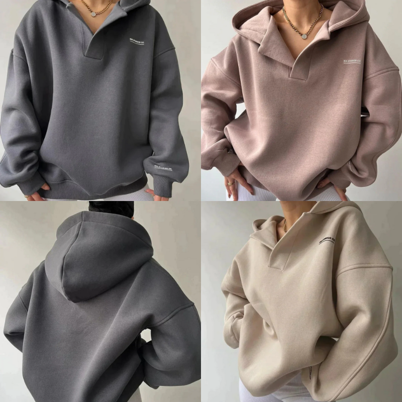 Eleganter Kapuzenpullover für Damen, stilvoll und bequem für Alltag und Freizeit
