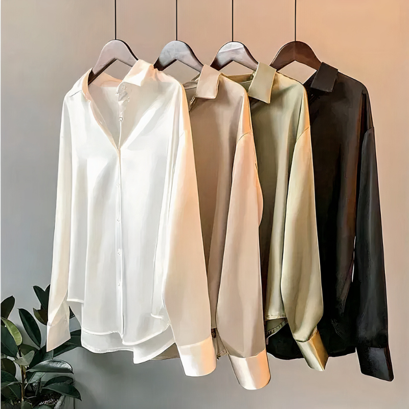 Elegantes Business-Hemd für Damen mit figurbetontem Schnitt für Büro und Alltag