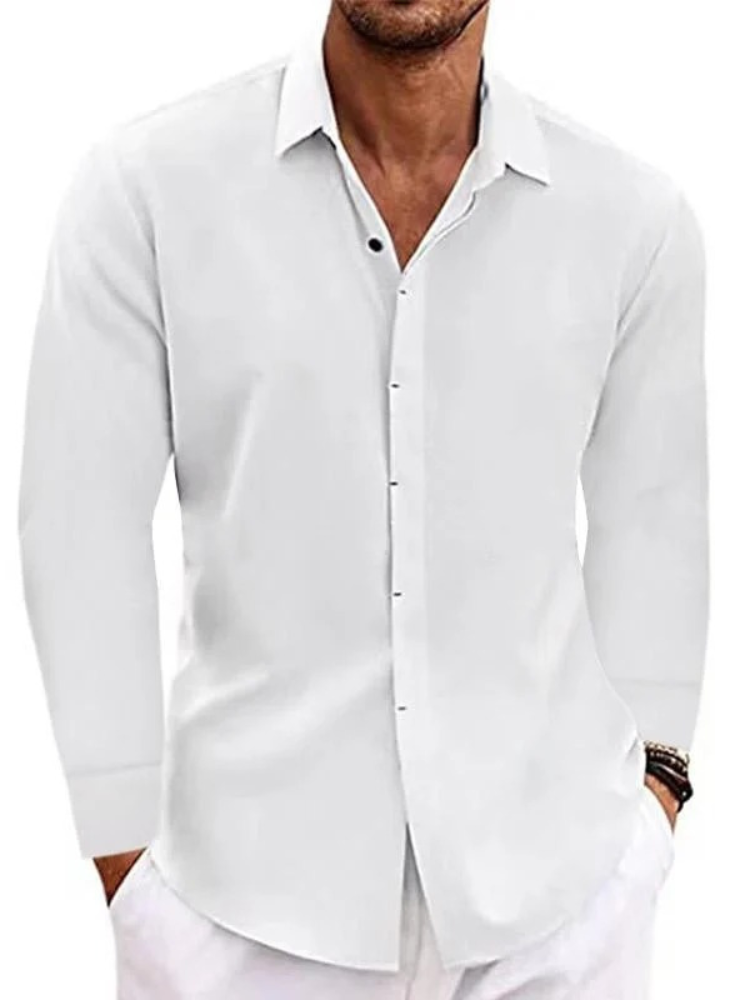 Elegantes Langarmhemd für Herren für stilvolle Outfits zu verschiedenen Anlässen