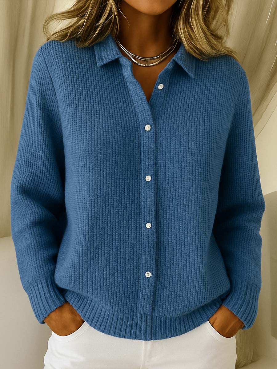 Elegante Bluse mit Knöpfen für Damen | Clarielle