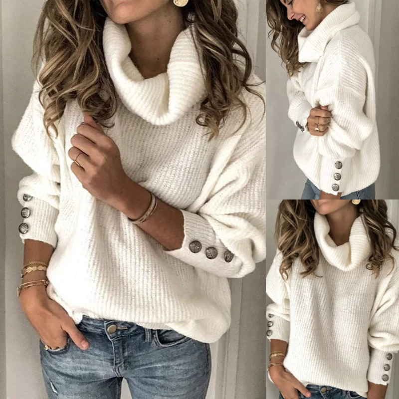 Gemütlicher Damenpullover, komfortabel und warm für Alltag und Freizeit