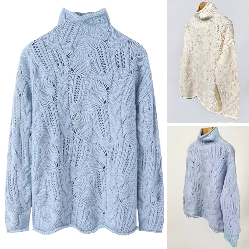 Gemütlicher Strickpullover für Damen in zeitlosem Design für Alltag und Freizeit