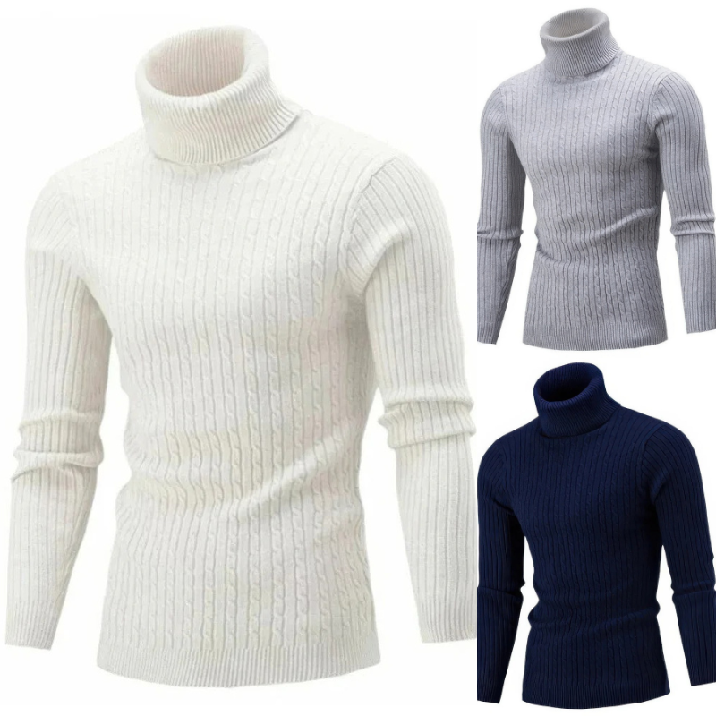 Herren klassischer warmer Pullover in zeitlosem Design