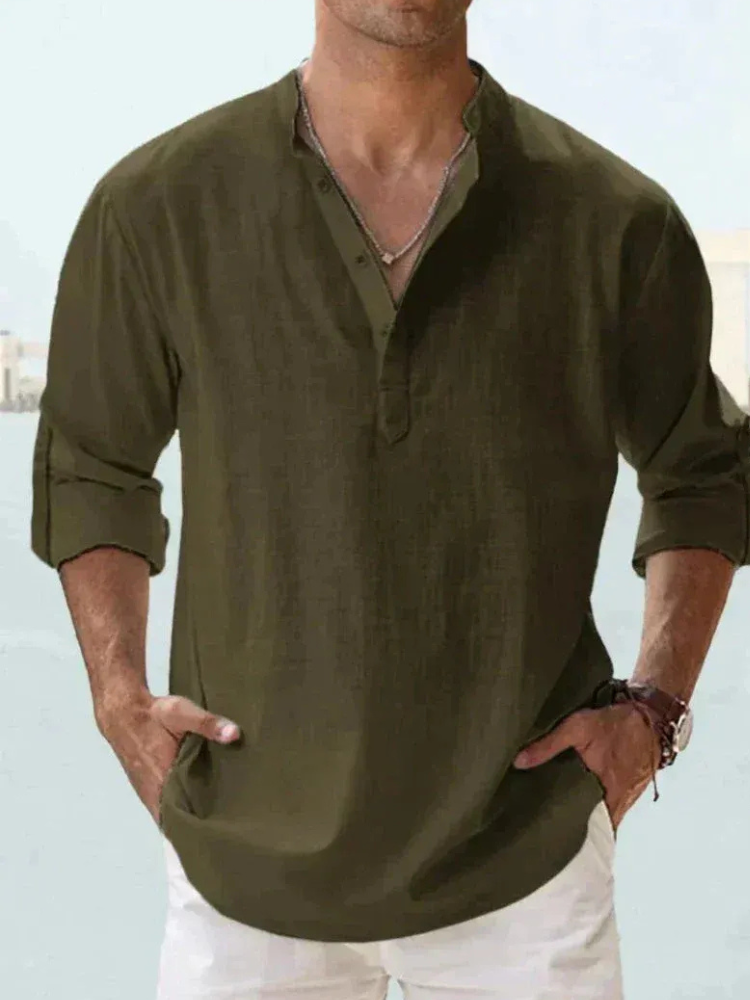 Herren klassisches Sommerhemd für warme Tage mit zeitlosem Stil