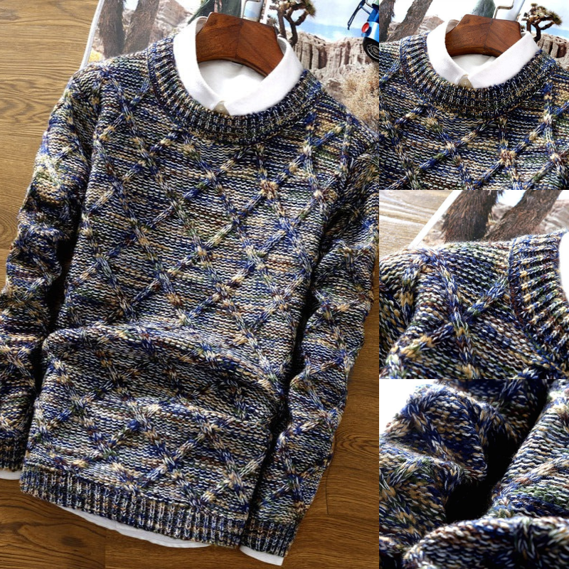 Herren modischer Pullover für Alltag, Arbeit und Freizeit