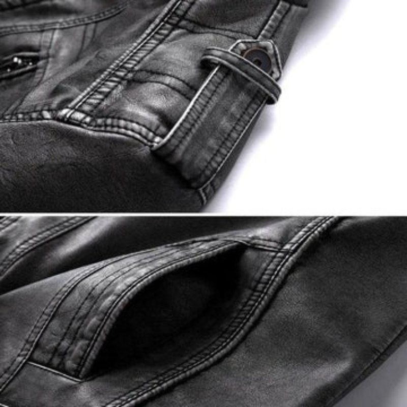 Herren schwarze stylische Jacke in modernem Design