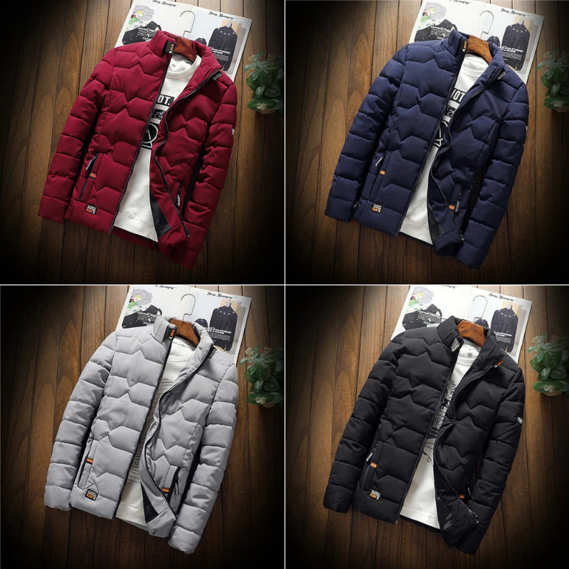 Herren stilvolle Steppjacke mit modernem und zeitlosem Design für Alltag und Freizeit