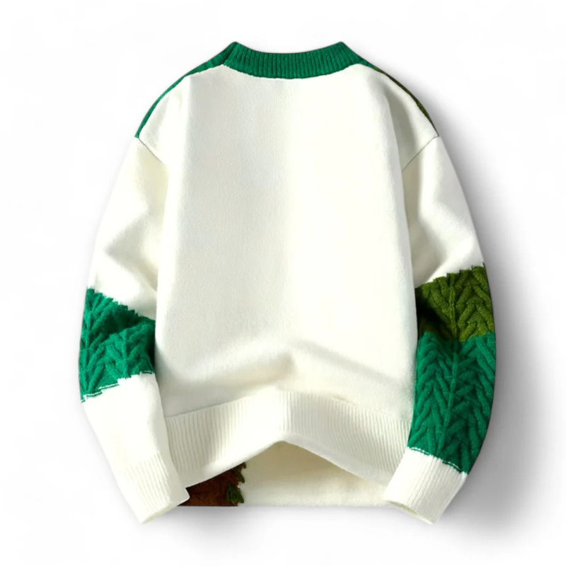 Herren urbaner trendiger Pullover mit modernem Schnitt und vielseitigem Stil