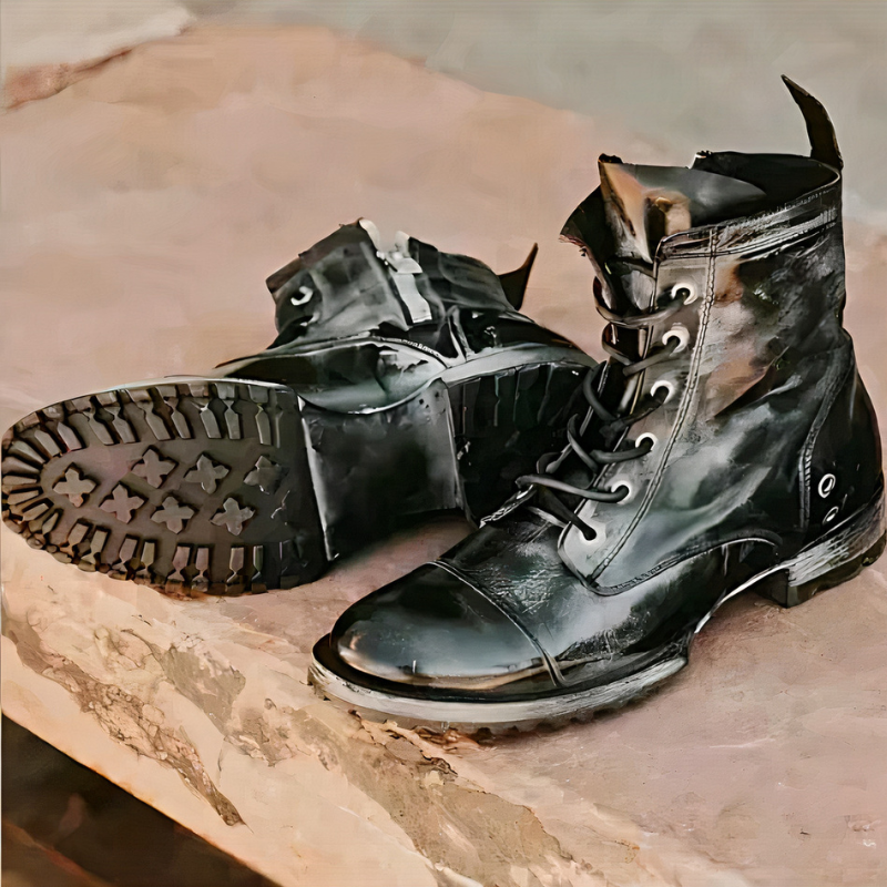 Herren-Vintage-Stiefeletten im klassischen zeitlosen Design