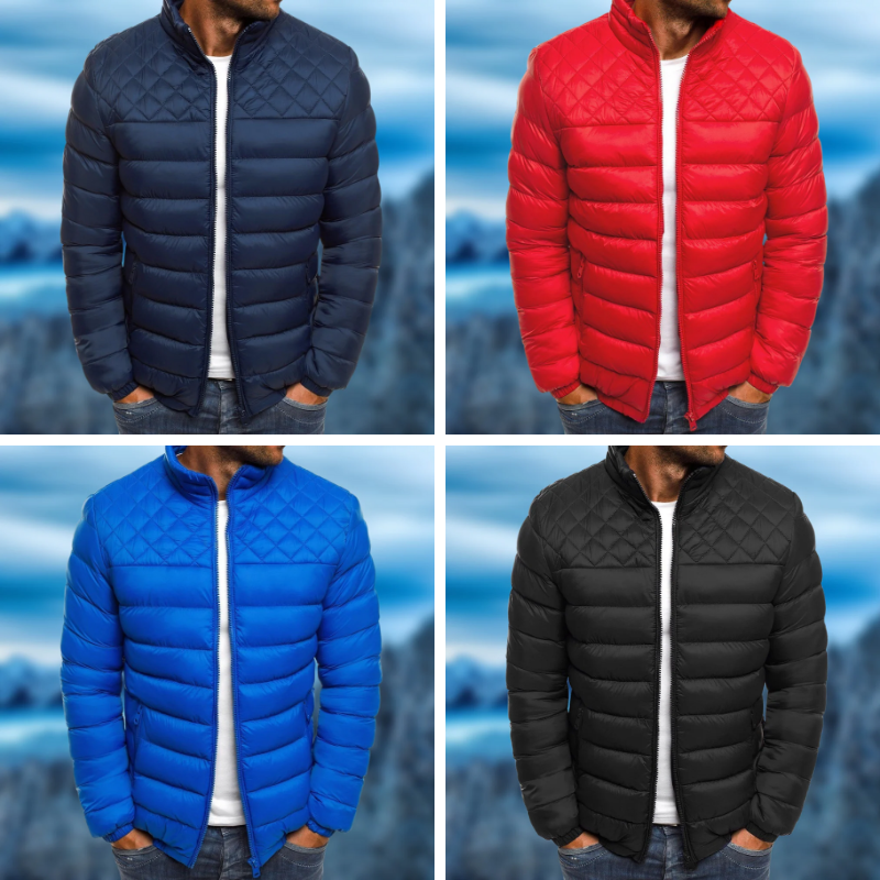 Herren warme Winterjacke im stilvollen und funktionalen Design