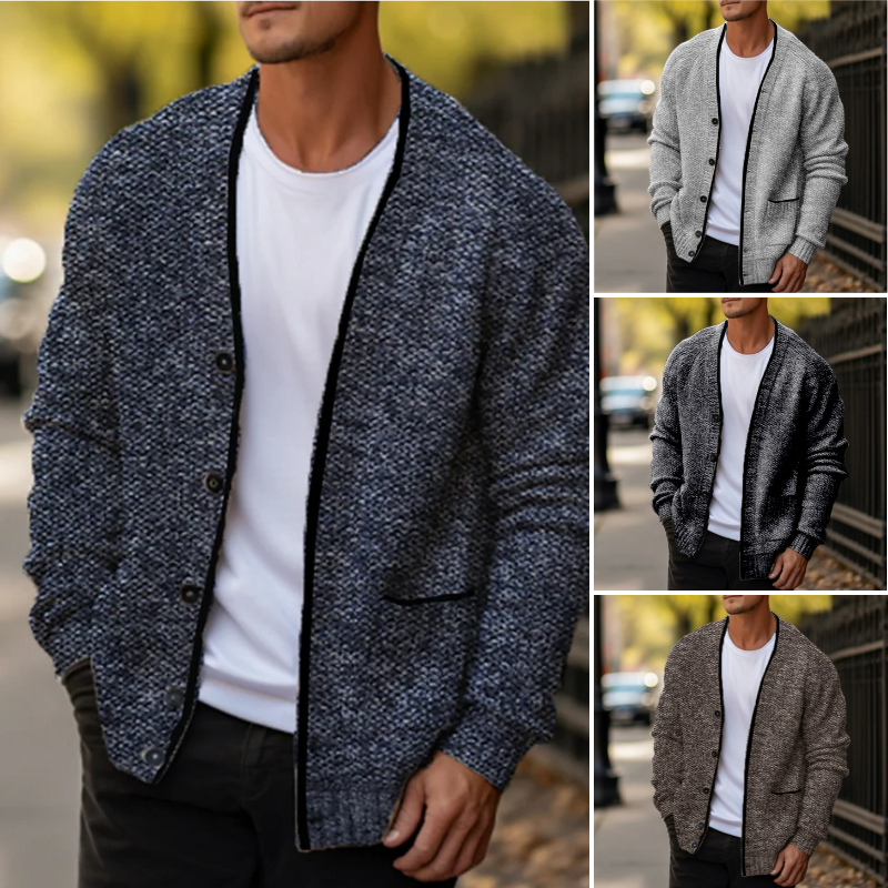 Klassische Strickjacke für Herren in elegantem und zeitlosem Design