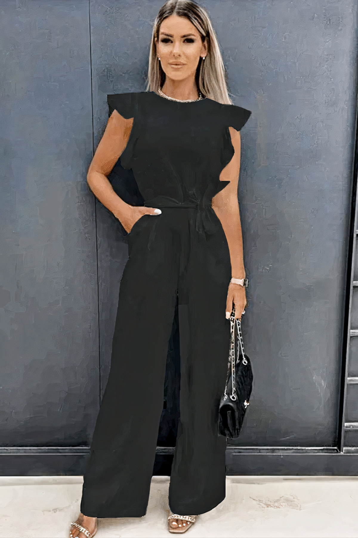 Lässiger Sommer-Jumpsuit für Damen mit lockerer Passform für warme Tage