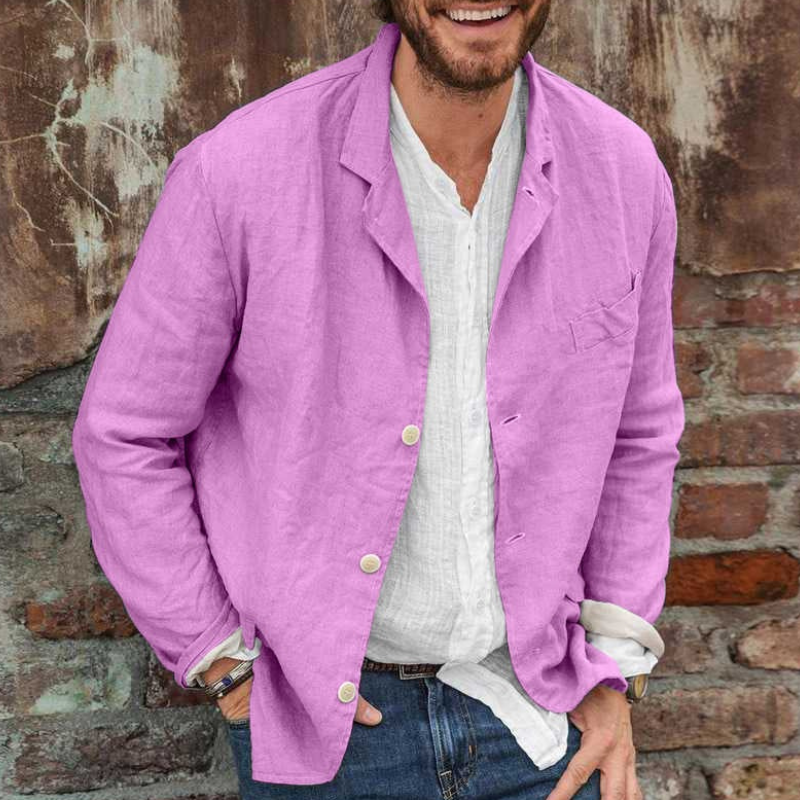 Leichter Freizeitblazer für Herren in modernem Design