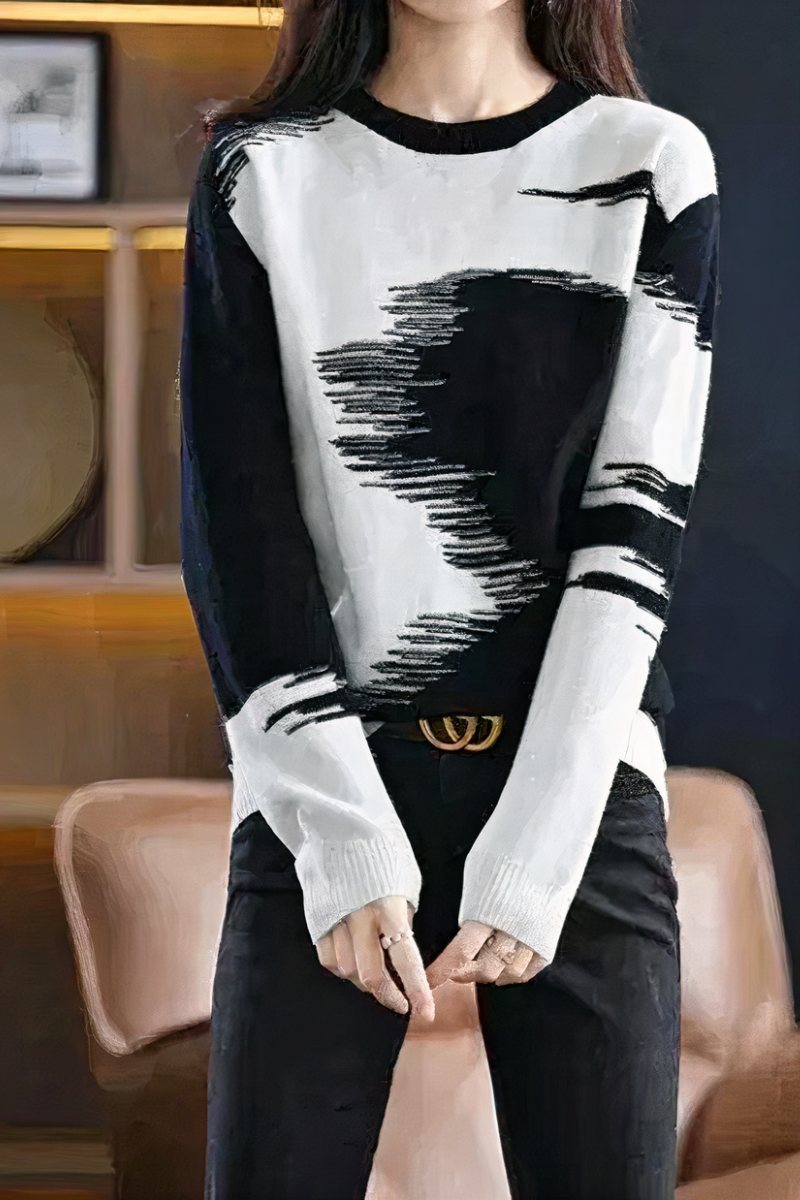 Modischer Freizeitpullover für Damen in modernem Design mit bequemer Passform für den Alltag