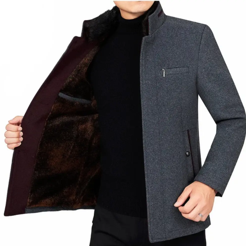 Stylischer Winter-Trenchcoat für Herren in elegantem Design