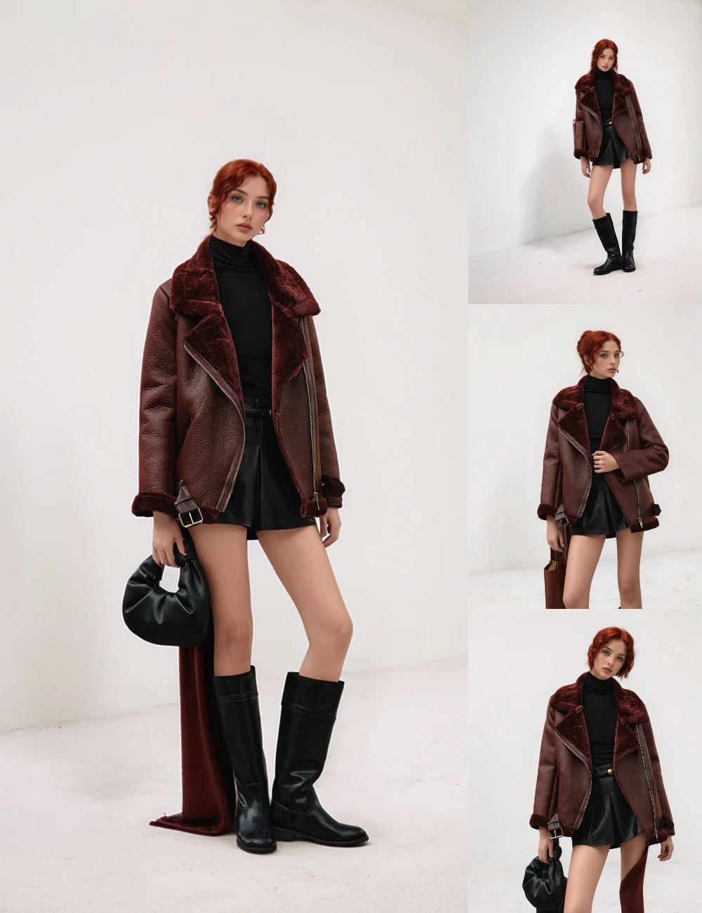 Übergroße warme Jacke für Damen für stilvollen Komfort und angenehme Wärme an kühlen Tagen