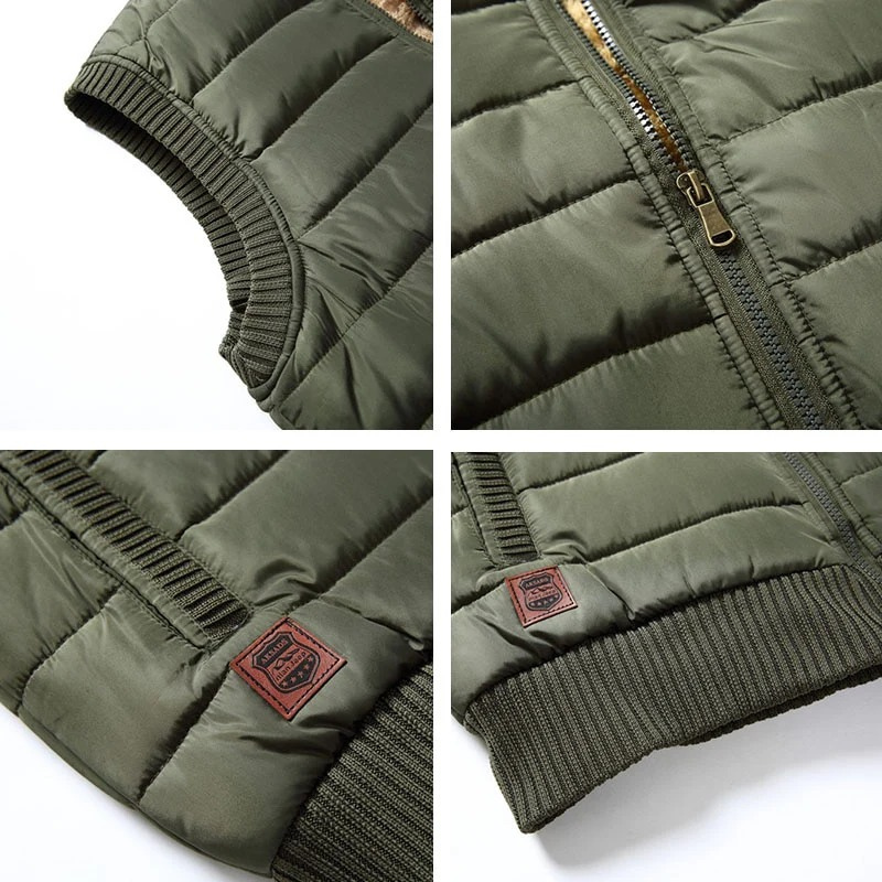 Warme ärmellose Weste für Herren mit modernem Design und praktischem Komfort für kühle Tage