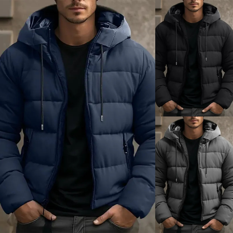 Warme Daunenjacke für Herren im modernen Design
