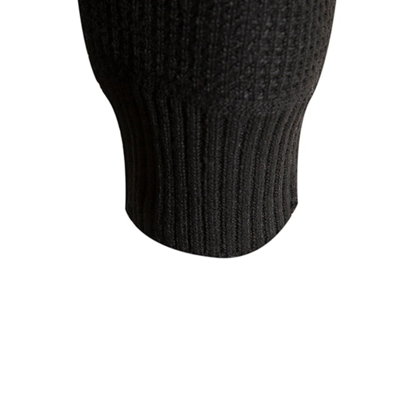 Warme Rollkragenjacke für Herren mit hohem Kragen und klassischem Schnitt für Herbst und Winter