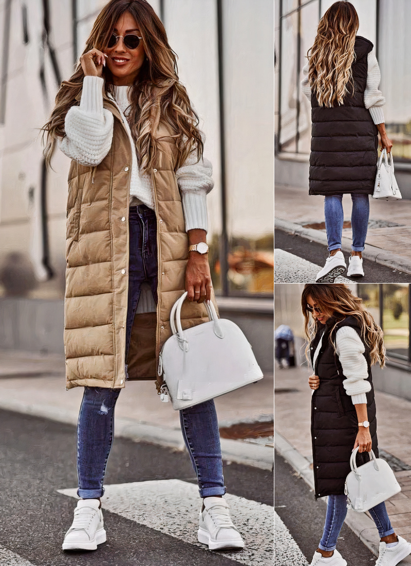 Warme Winterweste für Damen mit modernem Stil und komfortabler Passform