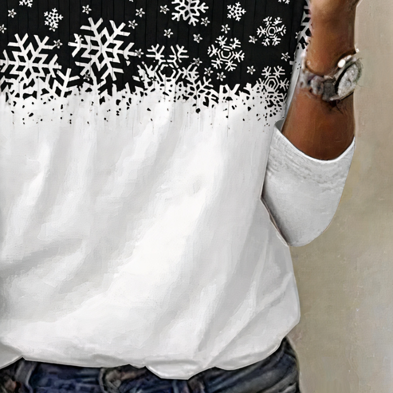 Warmer modischer Damenpullover in modernem Design, ideal für Herbst und Winter