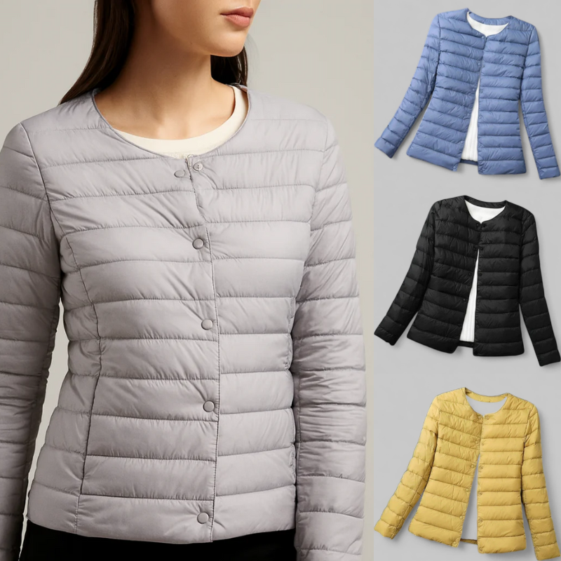 Wasserdichte Daunenjacke für Damen für zuverlässigen Schutz und stilvollen Look bei jedem Wetter