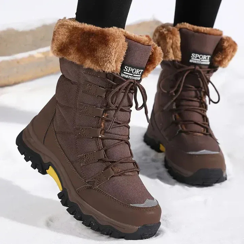 Wasserdichte warme Stiefel für Damen, komfortabel und sicher für Winter und Outdoor-Aktivitäten