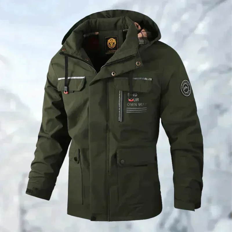 Herren wasserdichte Winterjacke für Ski und Outdoor-Aktivitäten