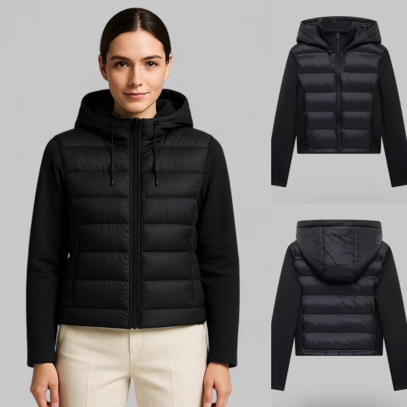 Winddichte Kapuzenjacke für Damen für Schutz vor Wind und stilvollen Look bei kühlem Wetter