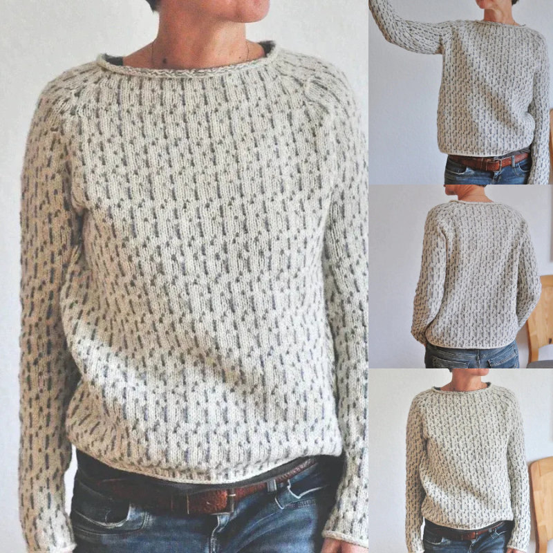 Zeitloser Herbstpullover für Damen in klassischem Design, ideal für Alltag, Freizeit und Büro.