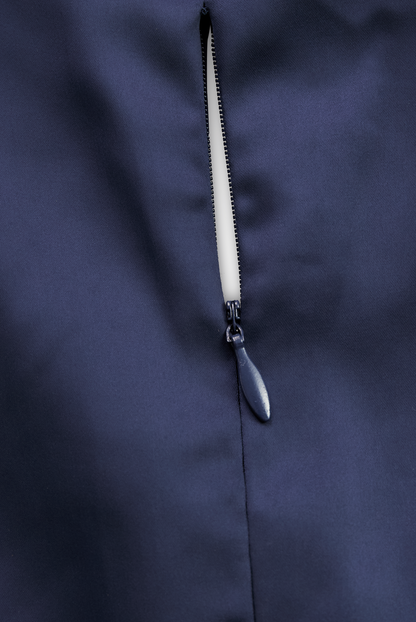 Elegantes Langarmkleid mit Schalkragen für Damen | Seraphine