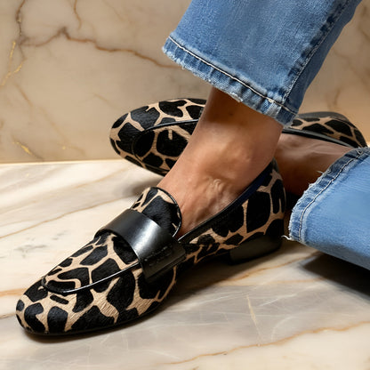 Leoparden-Loafer mit Komfortpassform für Frauen | Erin
