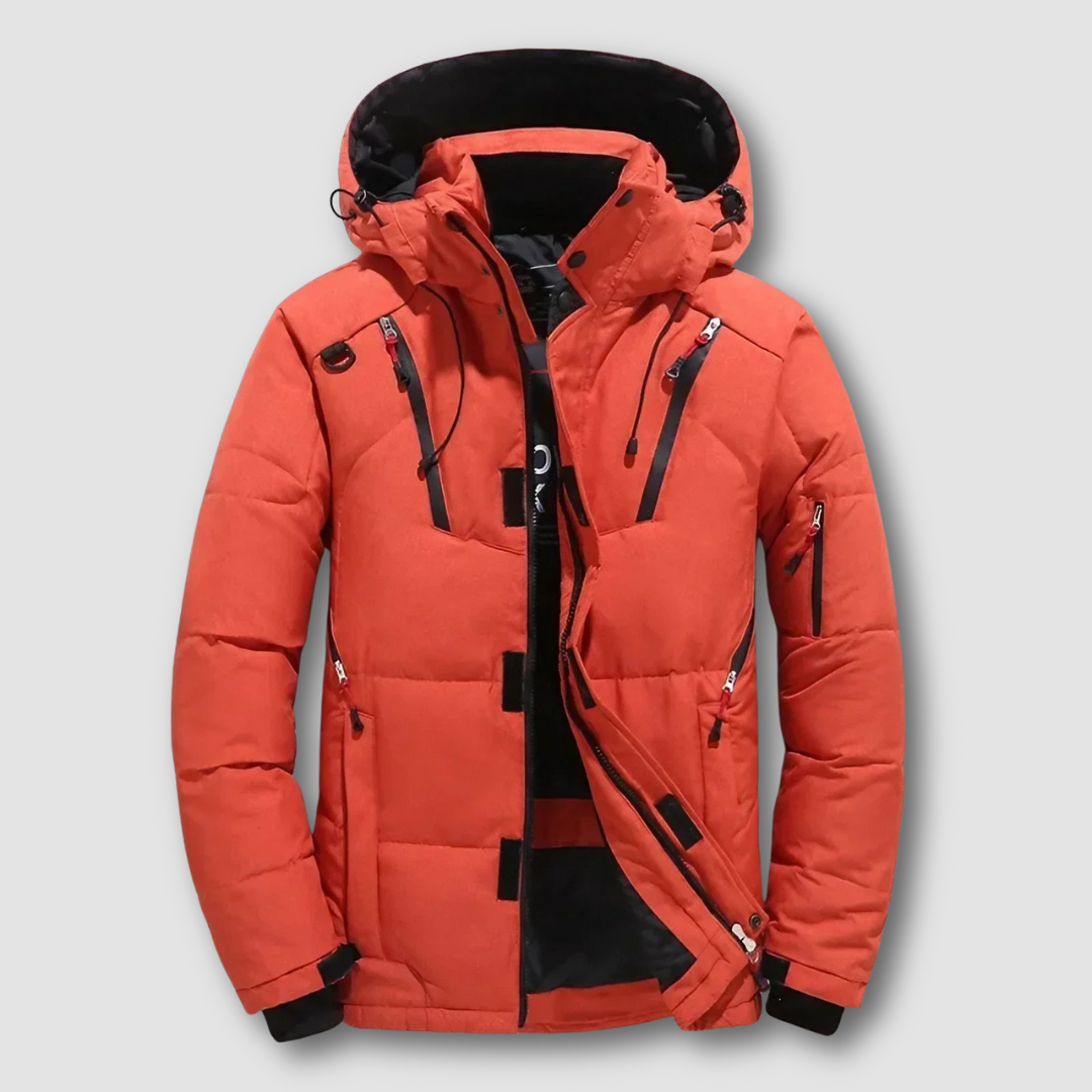 Gepflegte Jacke mit abnehmbarer Kapuze für Herren | Arvid